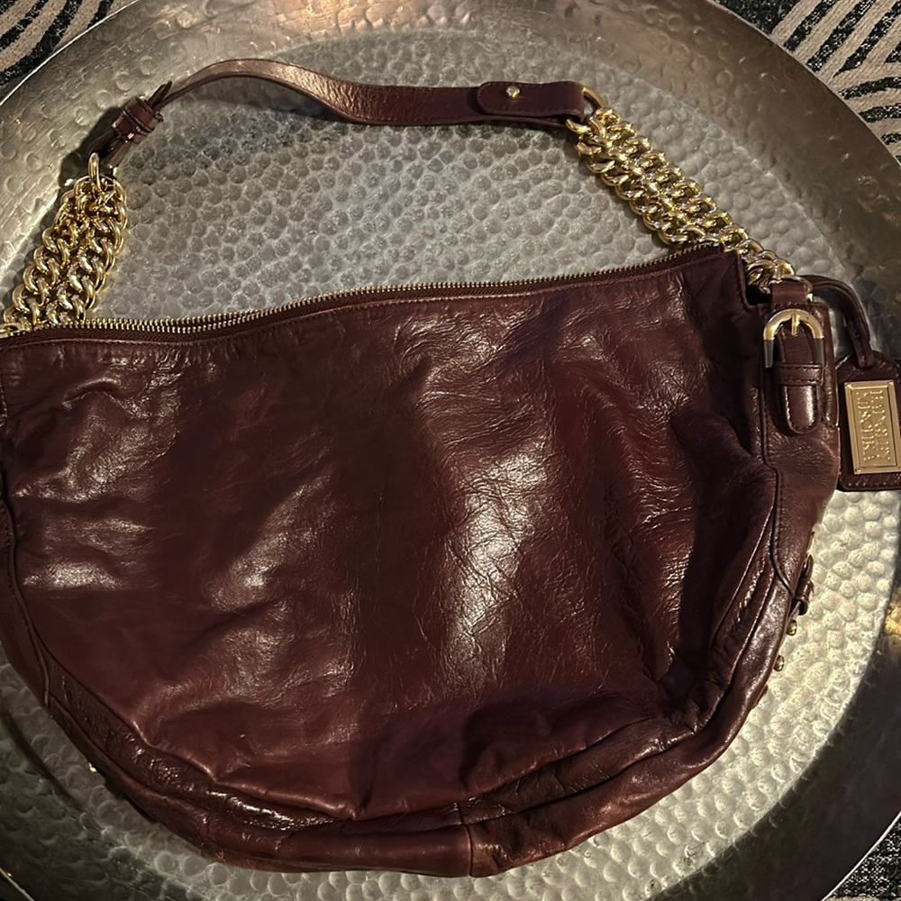 Badgley Mischka leather